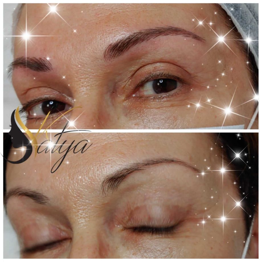 איפור קבוע בגבות Katya Gigi cosmetics